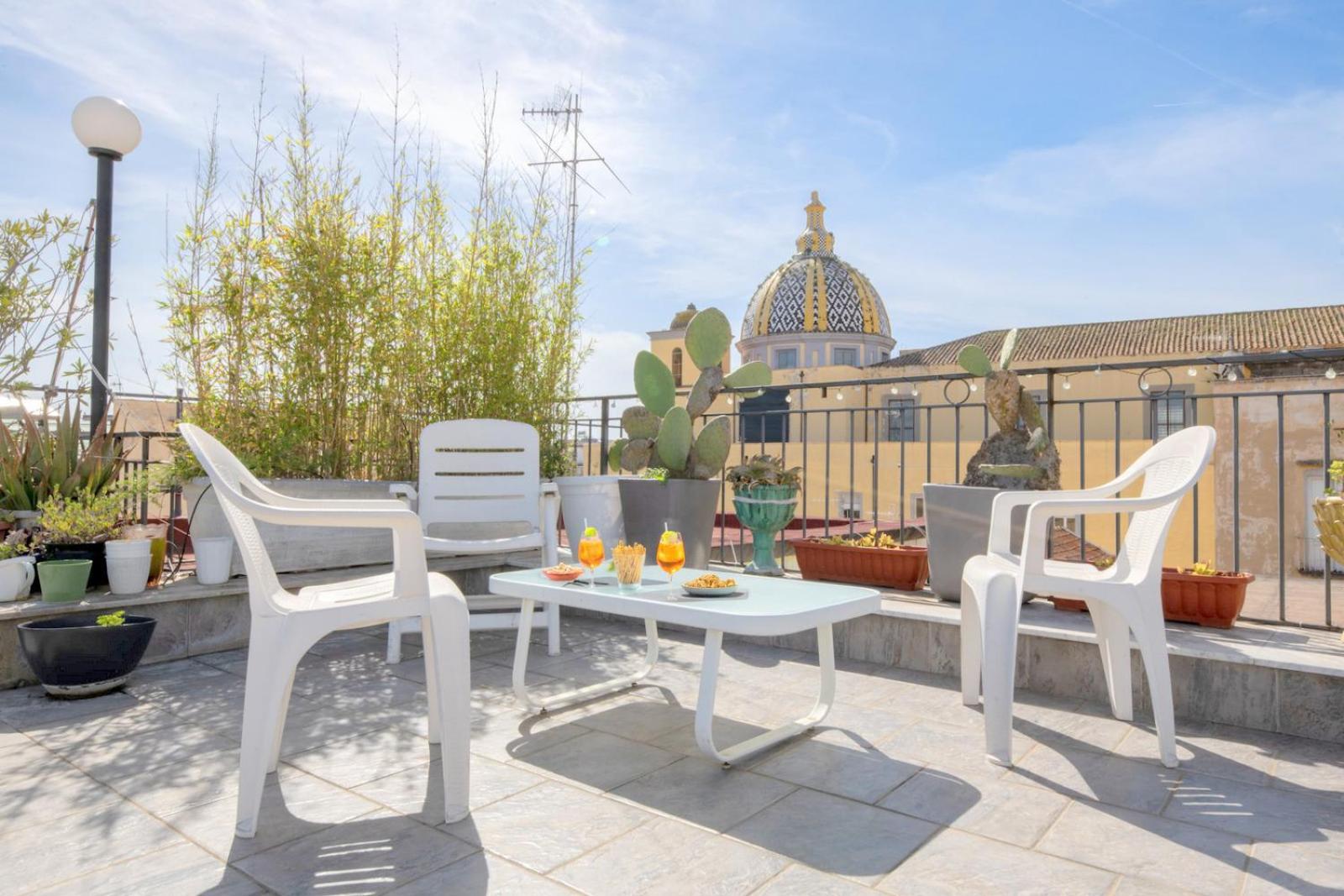 Apartamento Mimì Terrace Nápoles Exterior foto